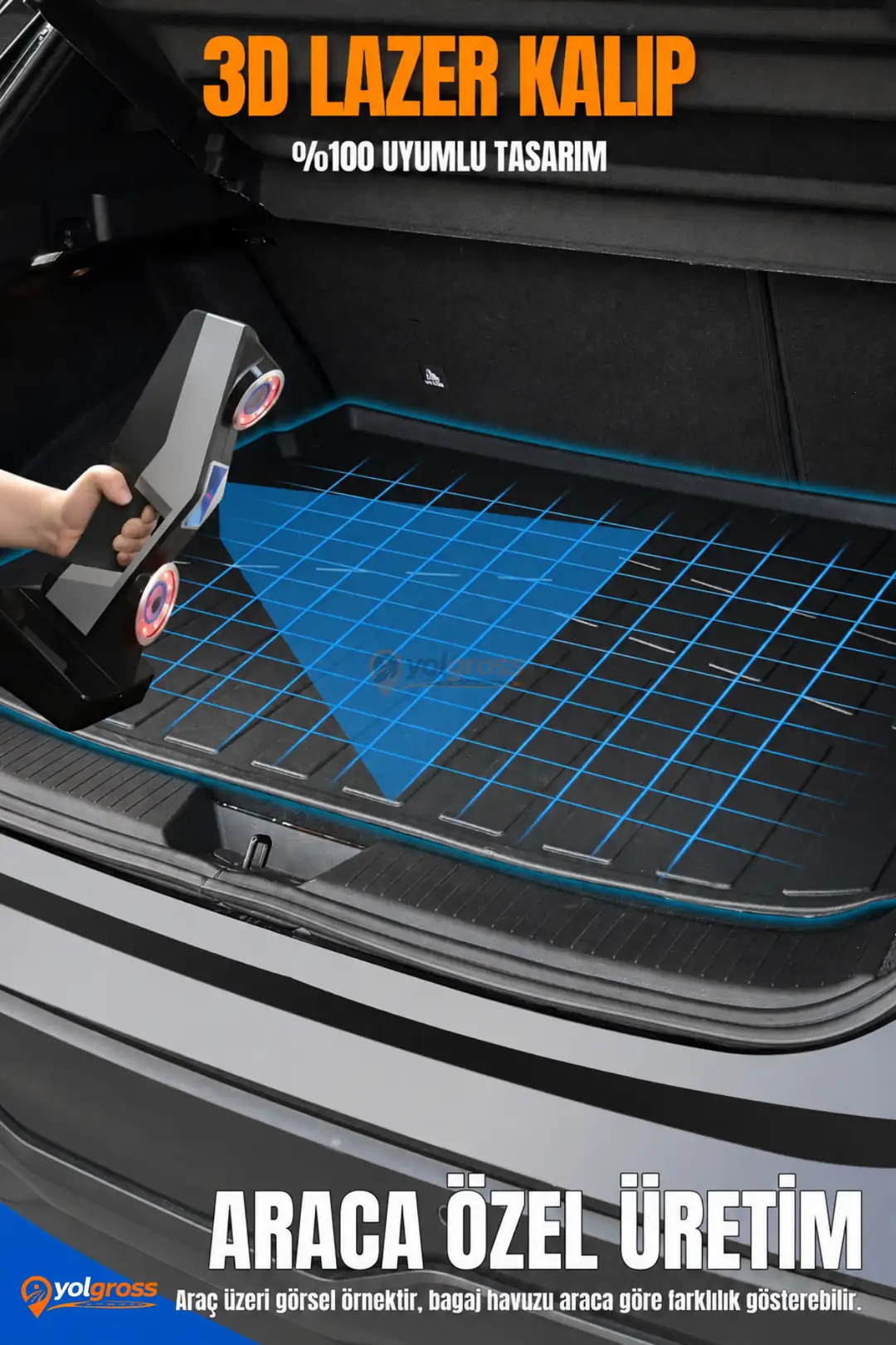 Volvo S90 Plug-IN 3D Pro Bagaj Havuzu 2016 Üzeri A+ Kalite