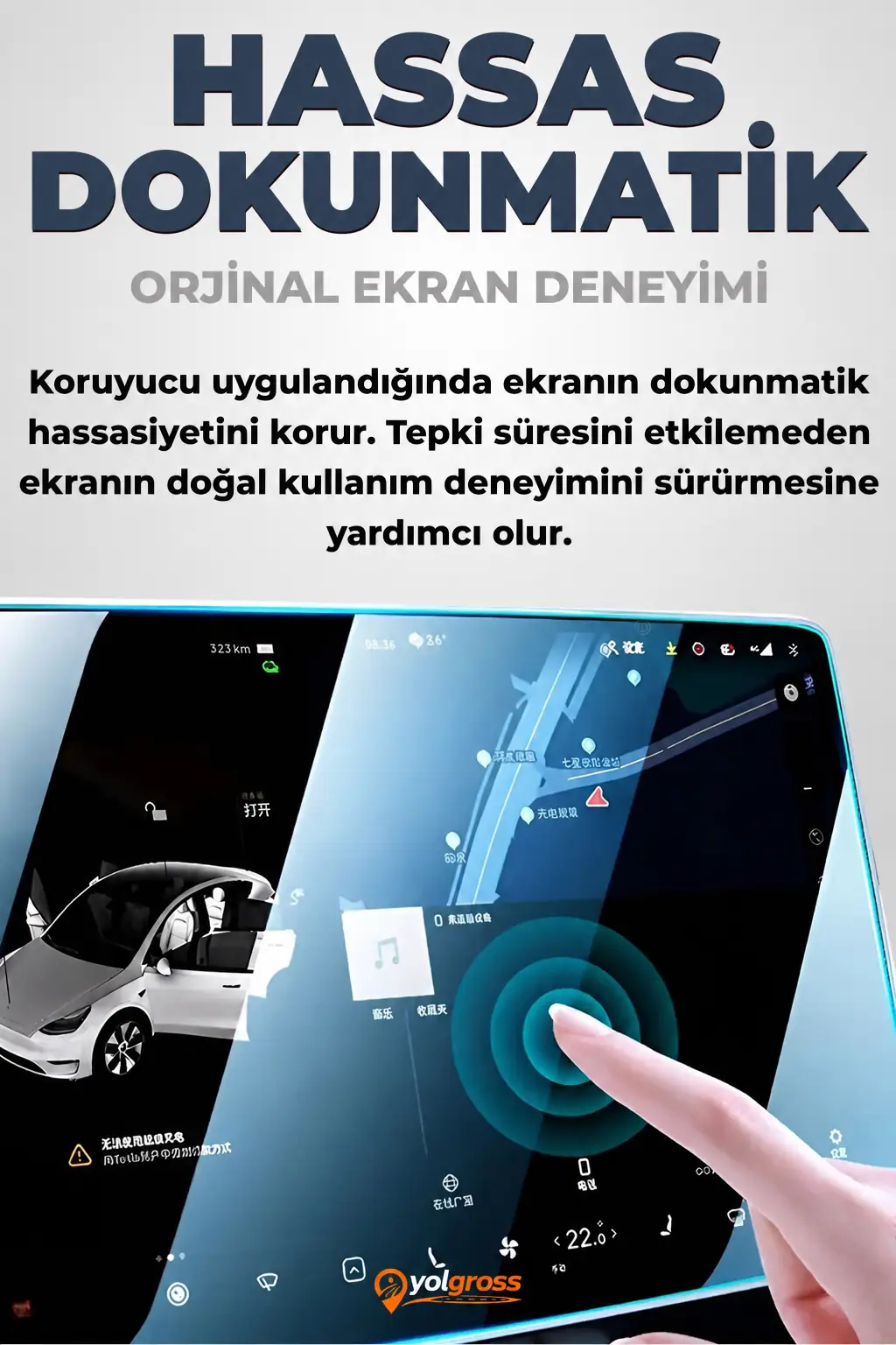 Renault Clio 6 Evolution 9H Multimedya Ekran Koruyucu Parlak 2026 Üzeri A+ Kalite